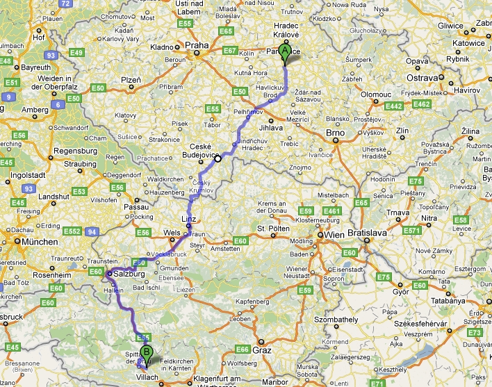 1den_CR-DELLACH_560km.jpg - podrobná mapa: http://maps.google.com/maps?f=d&source=s_d&saddr=Chrudim,+%C4%8Cesk%C3%A1+republika&daddr=48.980217,14.710693+to:Dellach,+Millstatt,+%C3%96sterreich&hl=cs&geocode=FaUx-gIdVQLxACmN9mJ99ckNRzHQ5xRmD68ABA%3B%3BFUbvyQIdKcLPACkdx9eUJphwRzEwYHmgWZcACg&mra=dpe&mrcr=0&mrsp=1&sz=7&via=1&sll=48.283193,15.270996&sspn=4.591526,10.821533&ie=UTF8&ll=49.117029,17.171631&spn=3.710632,10.777588&z=7